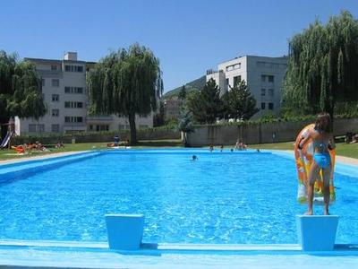 Piscine en plein air de l'Hôtel Atlantic